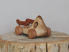Wooden work truck natural on wheels pickup children toy tateplota