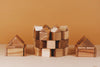Tateplota big blocks game set wood toy ash linseed beeswax beech oak grimms building children heirloom high quality