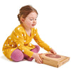 Pizza box topping cooking kitchen kid children toy tender leaf