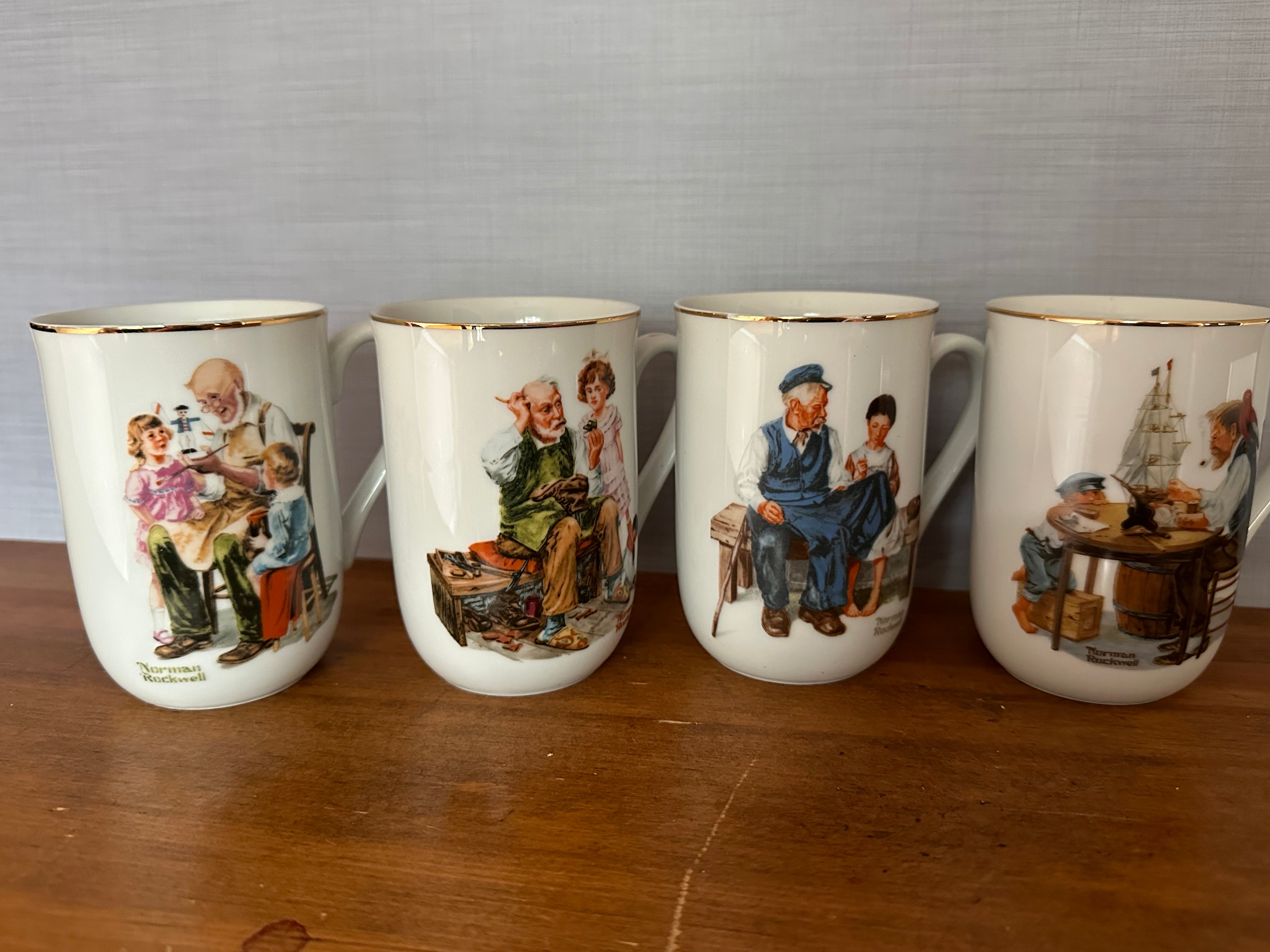 Vintage Normal Rockwell Museum 1982 Mugs– Ours to Yours