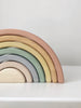 Pastel wooden rainbow stacker sabo concept