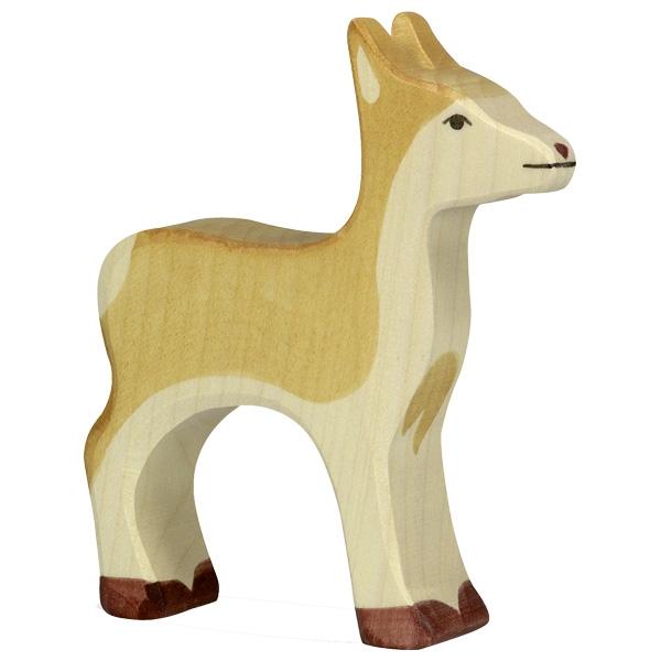 deer doe animal figure figurine holztiger 80090 woodland wooden