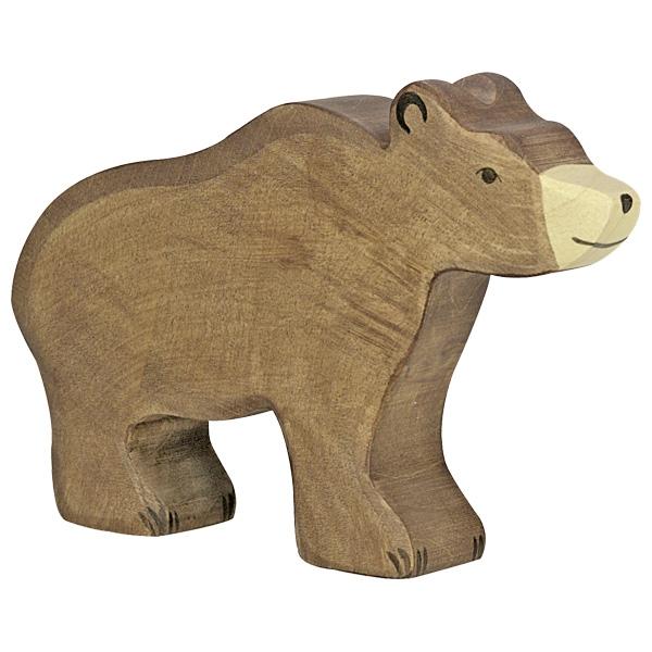 brown bear forest 80183 wooden holztiger figurine