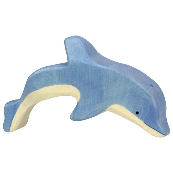 dolphin fish ocean jumping 80198 wooden holztiger figurine