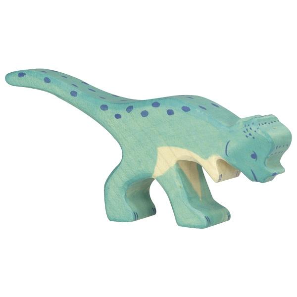 pachycephalosaurus dinosaur blue animal 80338 wooden holztiger figurine