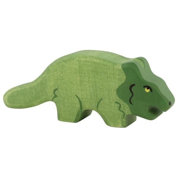 protoceratops dinosaur green animal 80342 wooden figurine holztiger