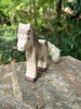 foal standing horse dappled pet riding 80043 grey white holztiger wooden figurine