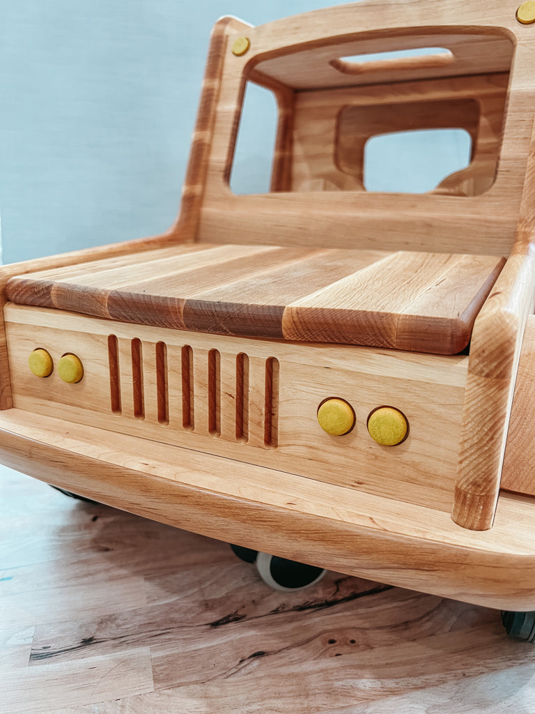 Drewart off road jeep car wheels maileg camping toy vehicle car large play hand made wood wooden little poland