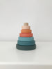 Tropics Mini Ring Stacker bright stacking wooden children toy sabo concept