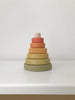 Citrus mini ring stacker toy red orange yellow green wooden sabo concept toy natural play