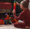 Skandico citadel rainbow blocks big wooden toy children kid bright colors